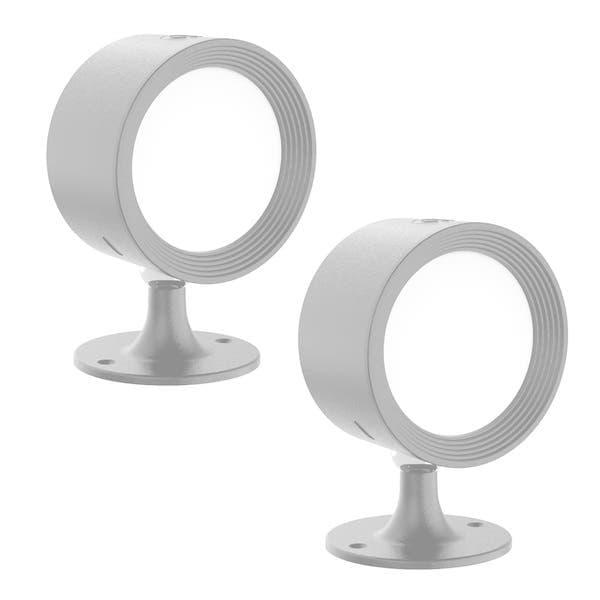 Kit 2 Arandelas de Parede Internas IP20 com LED Luz 3 em 1 Magnet Branca