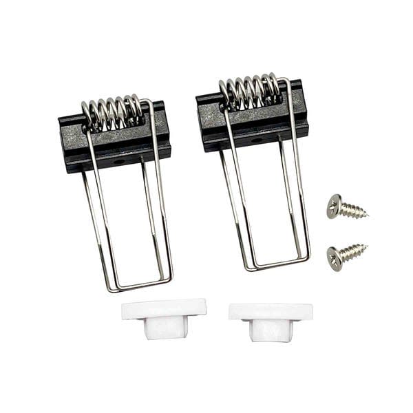 Kit Fixação para Perfil de Embutir IP20 Luminatti Nano Branco 8cm