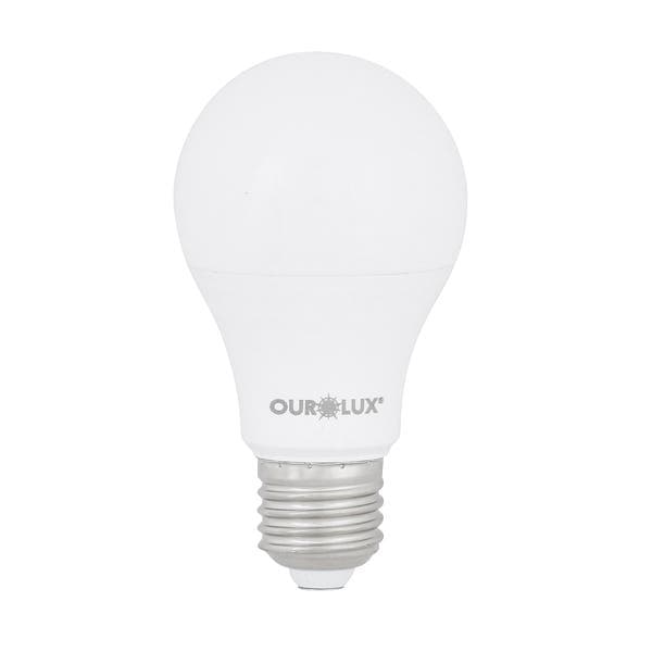 Lâmpada de LED E27 Bulbo 9W 800lm Luz Branca Bivolt Ouro Lux