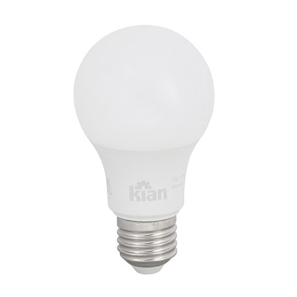 Lâmpada de LED E27 Bulbo 9W 803lm Luz Amarela Bivolt Kian