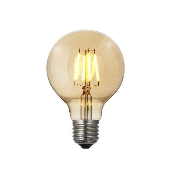 Lâmpada de LED Filamento E27 Globo 4W Luz Amarela Bivolt Gmh