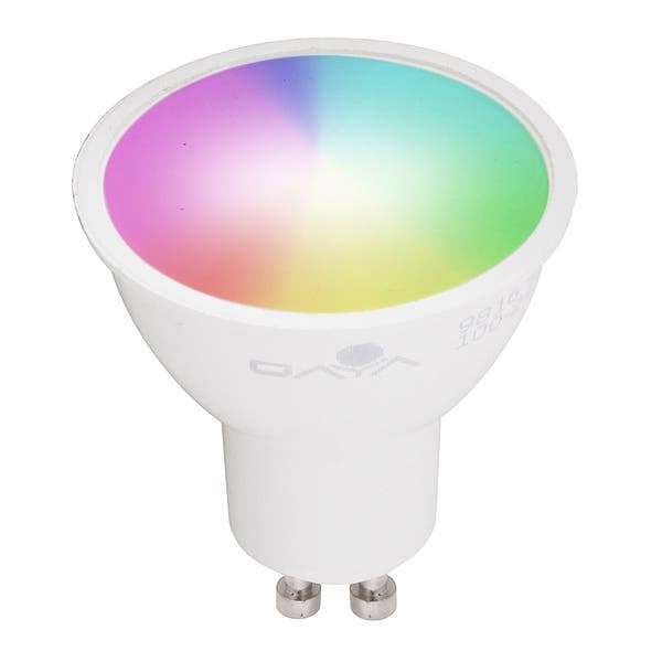 Lâmpada de LED Inteligente GU10 MR16 5W 450lm Luz RGB Bivolt Gaya