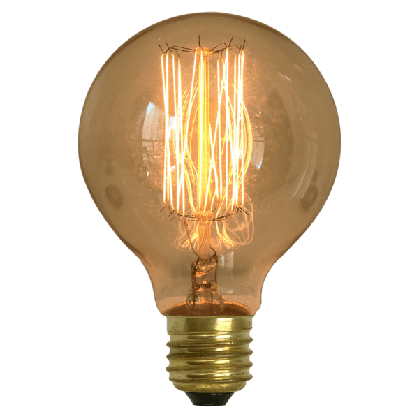 Lâmpada Incandescente de Filamento Globo Luz Amarela 40W GMH 127V (110V)