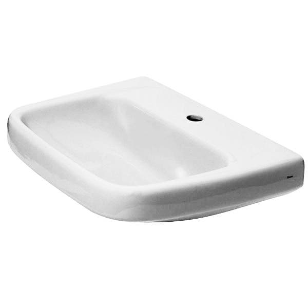 Lavatório para ColunaTrapézio 15x57,5x44,5cm Gelo Monte Carlo Deca