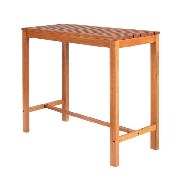 Mesa Aparador de Jardim em Madeira 100x50x120cm Marrom Yumi Naterial