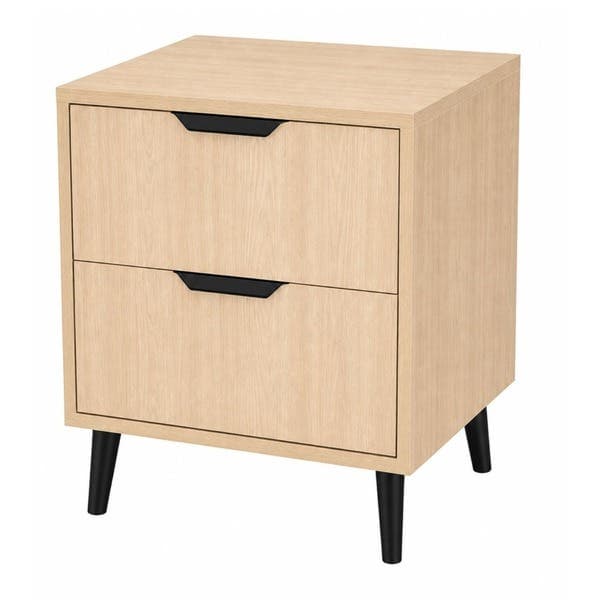 Mesa de Cabeceira 60x45x30cm MDF Oasis com Gavetas Eló Agardi