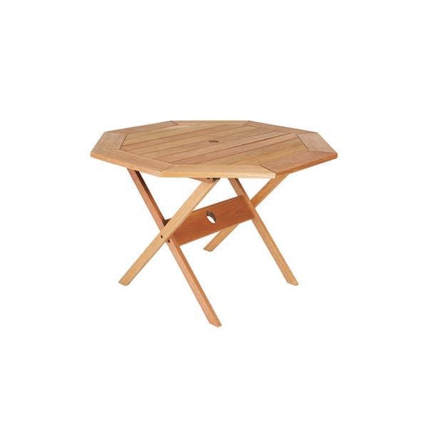 Mesa de Jardim Dobrável Madeira 74x120x110cm Jatobá Mestra Ipanema Mestra