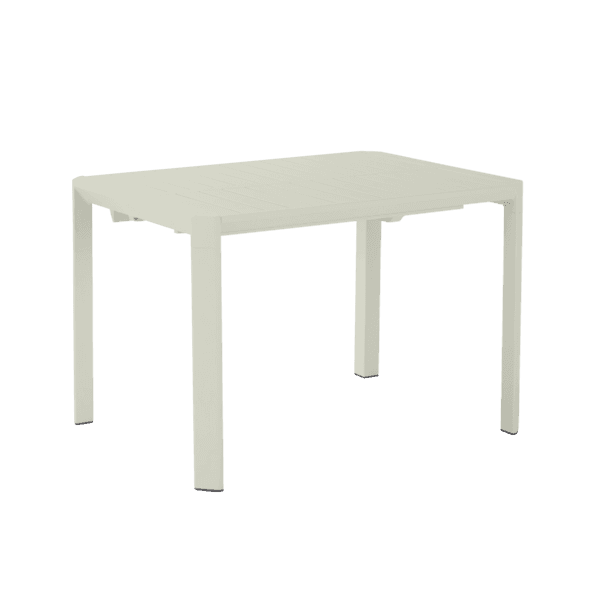 Mesa de Jardim Extensível 4 a 6 Lugares em Alumínio 75x82x110|162cm Bege Idaho Naterial