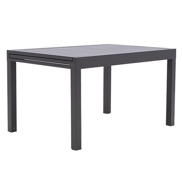 Mesa de Jardim Extensível 6 a 10 Lugares em Alumínio 75x90x135|270cm Cinza Lyra II Naterial