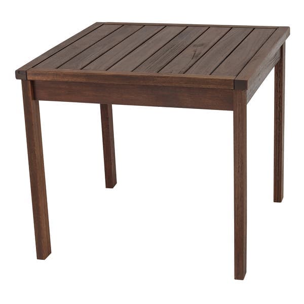 Mesa de Jardim Madeira Quadrada Ipanema 75x85x85cm Marrom Buztke
