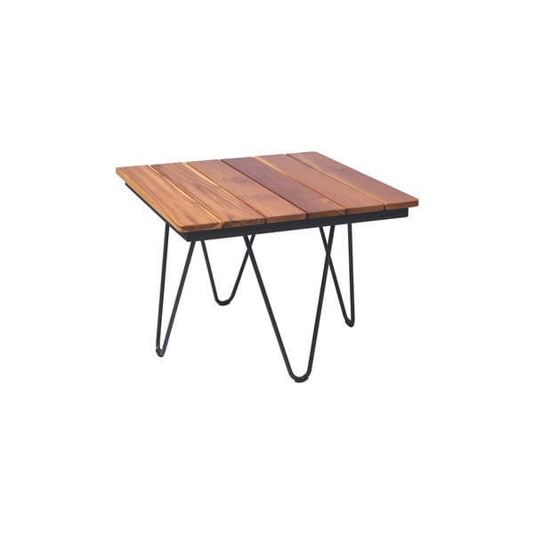 Mesa de Jardim Madeira Quadrada Tarsila 45x62x62cm Marrom Tramontina