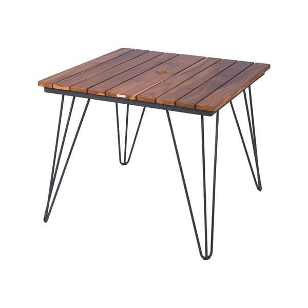 Mesa de Jardim Madeira Quadrada Tarsila 75x88x88cm Marrom Tramontina