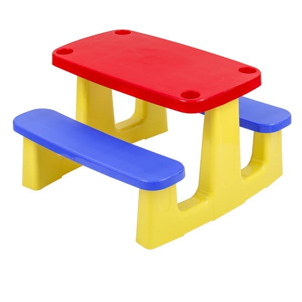 Mesa de Jardim Plástico 52x83x89cm Multicolorido Pic Nic Tramontina