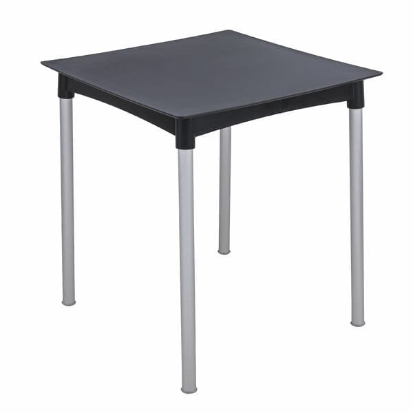 Mesa de Jardim Plástico 69,5x69,5cm Preto Diana Tramontina