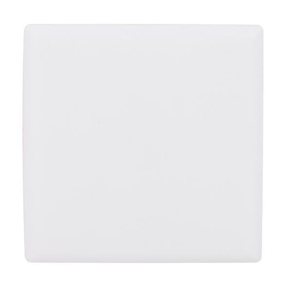 Painel de Led Embutir ou Sobrepor Quadrado Borda Infinita Luz Amarela 24W Black & Decker 17,8cm Branco Bivolt
