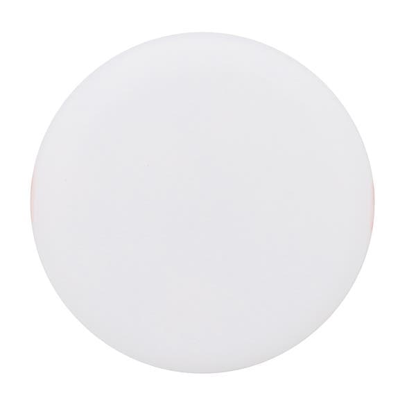 Painel de Led Embutir ou Sobrepor Redondo Borda Infinita Luz Amarela 17W Black & Decker 12,8x4,6cm Branco Bivolt