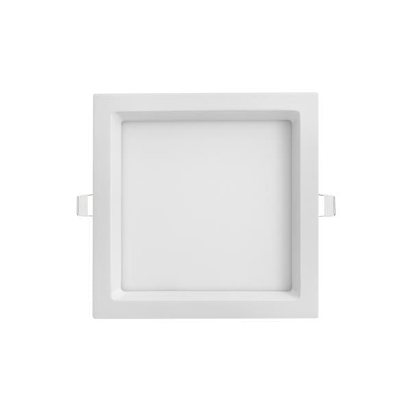 Painel de Led Embutir Quadrado Luz Amarela 25W Save Energy 30x30cm Branco Bivolt