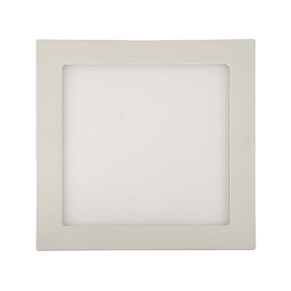 Painel de Led Embutir Quadrado Luz Neutra 24W Blumenau Iluminação 35x35cm Branco Bivolt