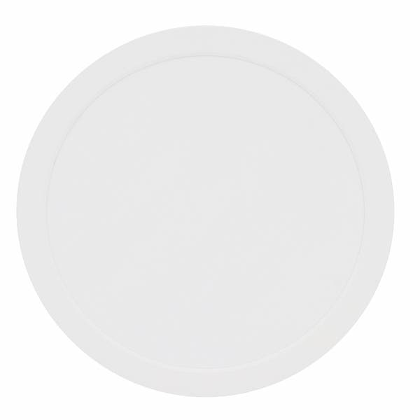 Painel de Led Embutir Redondo Luz Amarela 24W Elgin 30x30cm Branco Bivolt