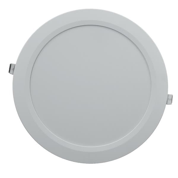 Painel de Led Embutir Redondo Luz Branca 10W Inspire 17x17cm Branco Bivolt