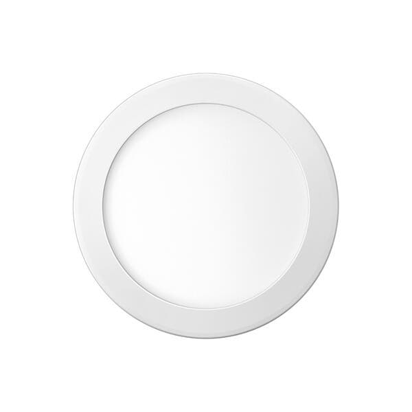 Painel de Led Embutir Redondo Luz Branca 12W Elgin 17,7cm Branco Bivolt