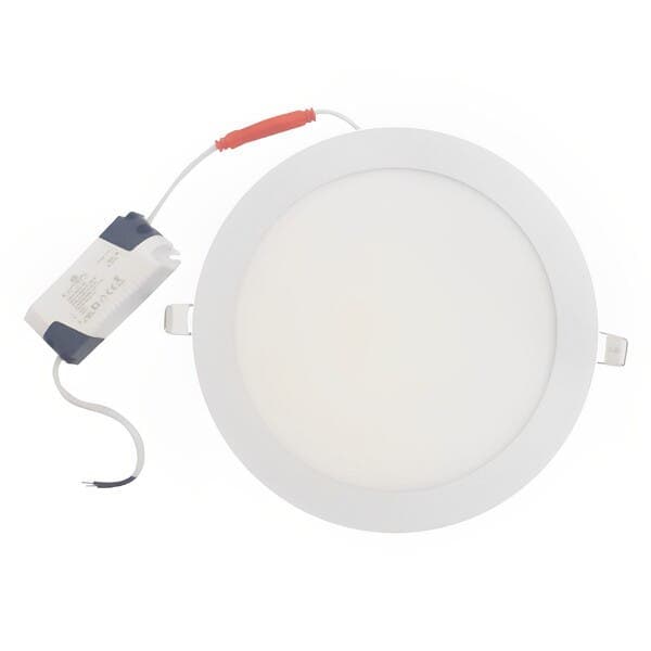 Painel de Led Embutir Redondo Luz Branca 18W Gaya 22,1cm Branco Bivolt
