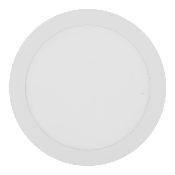 Painel de Led Embutir Redondo Luz Branca 18W Ouro Lux 22,3cm 30cm 22,3x22,3cm Branco Bivolt