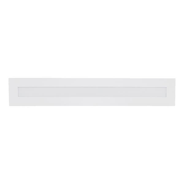 Painel de Led Embutir Retangular Luz Branca 20W Blumenau Iluminação 62x15cm Branco Bivolt