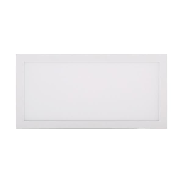 Painel de Led Embutir Retangular Luz Branca 30W Blumenau Iluminação 62x30,9cm Branco Bivolt