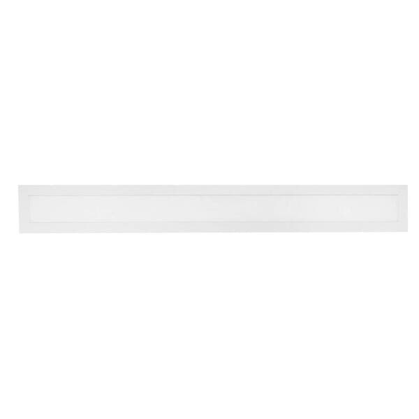Painel de Led Embutir Retangular Luz Neutra 36W Blumenau Iluminação 15x124,3cm Branco Bivolt