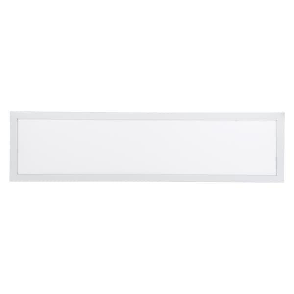 Painel de Led Embutir Retangular Luz Neutra 40W Blumenau Iluminação 124,3x30,9cm Branco Bivolt