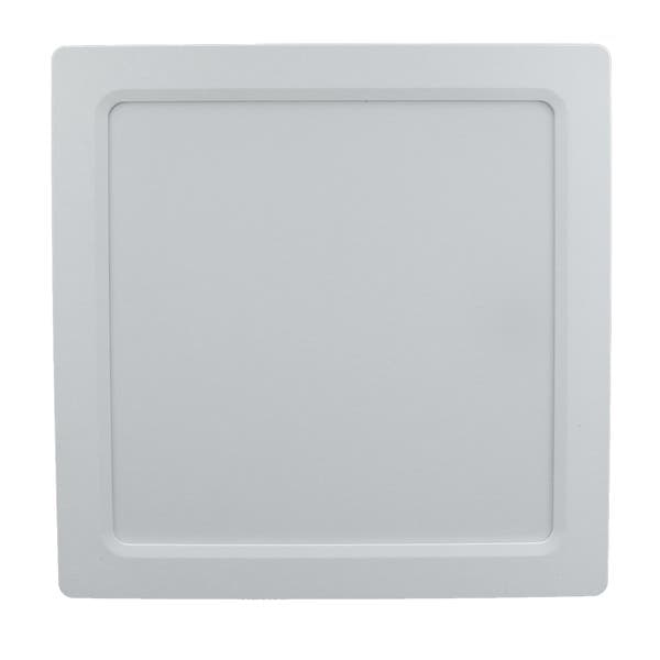 Painel de Led Sobrepor Quadrado Luz Amarela 10W Inspire 17x17cm Branco Bivolt