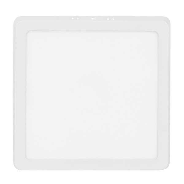 Painel de Led Sobrepor Quadrado Luz Branca 18W Ouro Lux 22,3x22,3cm 30cm 22,3x22,3cm Branco Bivolt