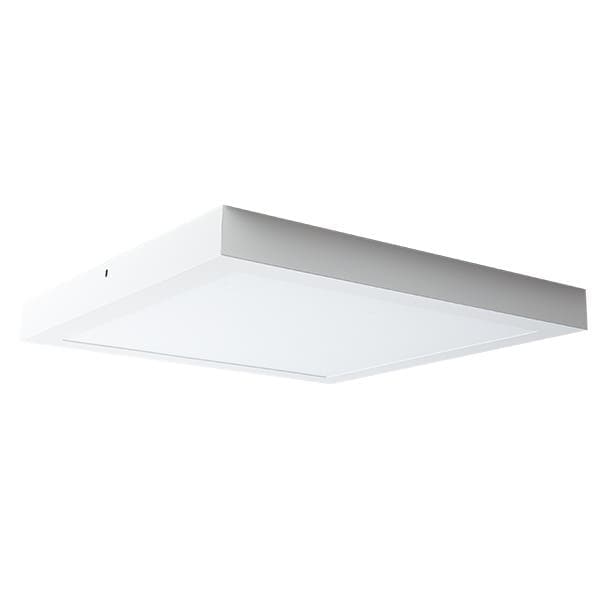 Painel de Led Sobrepor Quadrado Luz Branca 32W Blumenau Iluminação 40x40cm Branco Bivolt