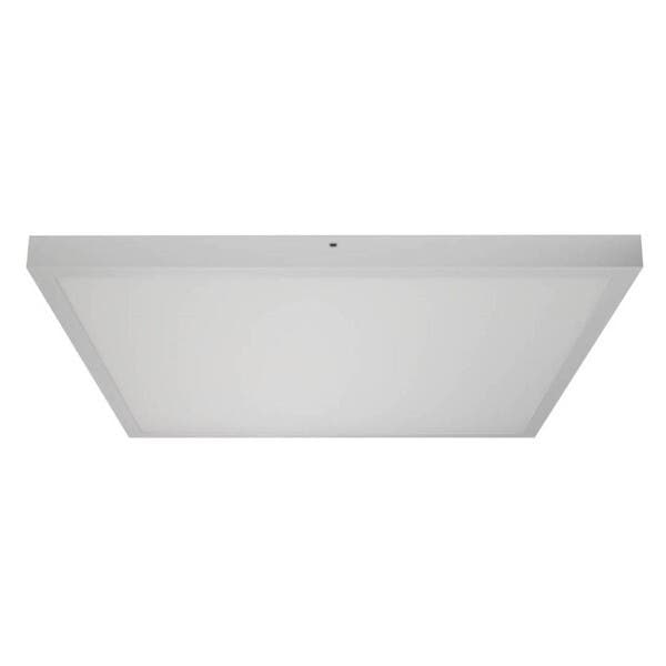 Painel de Led Sobrepor Quadrado Luz Branca 40W Blumenau Iluminação 60x60cm Branco Bivolt