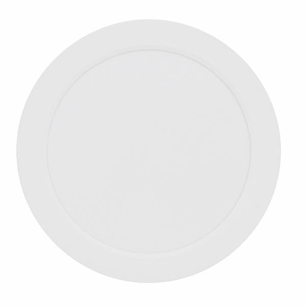 Painel de Led Sobrepor Redondo Luz Amarela 12W Elgin 18x18cm Branco Bivolt