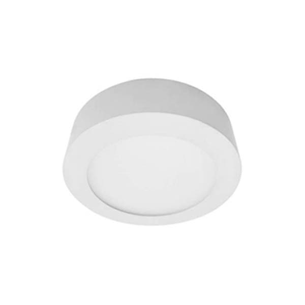 Painel de Led Sobrepor Redondo Luz Amarela 24W Kian 30cm Branco Bivolt