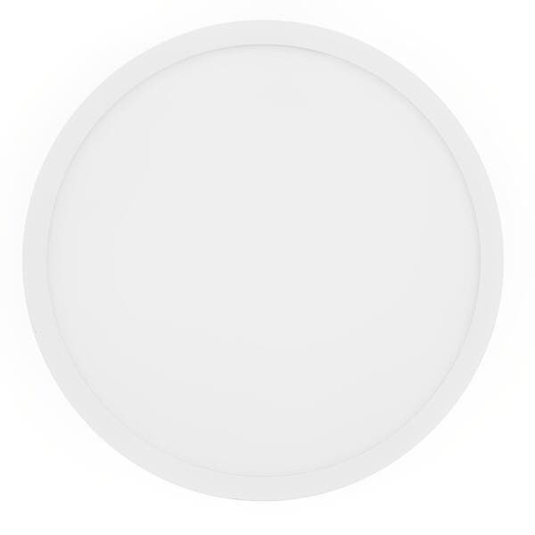 Painel de Led Sobrepor Redondo Luz Branca 24W Gaya 28,3cm Branco Bivolt