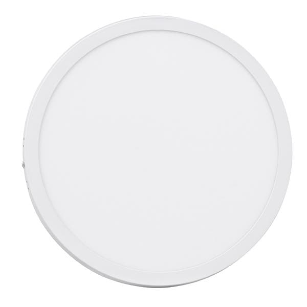 Painel de Led Sobrepor Redondo Luz Branca 24W LLUM Bronzearte 30cm 30cm Branco Bivolt