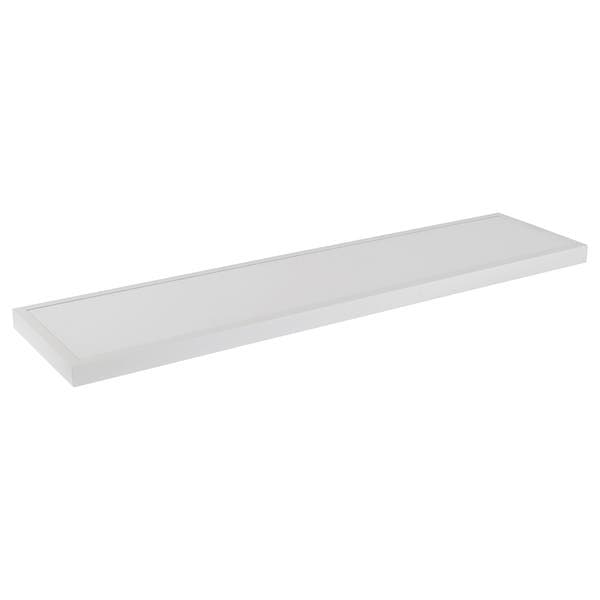 Painel de Led Sobrepor Retangular Luz Amarela 50W 3,8x30X120cm Branco Bivolt