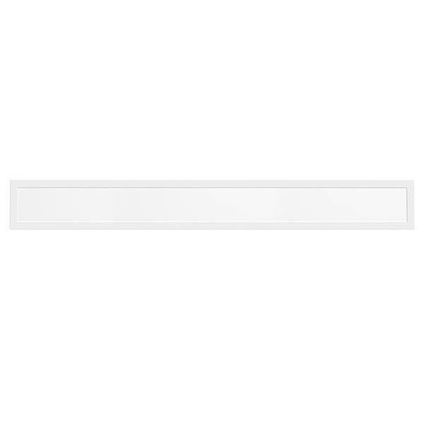 Painel de Led Sobrepor Retangular Luz Branca 36W Blumenau Iluminação 15x124cm Branco Bivolt