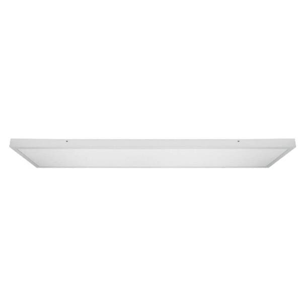 Painel de Led Sobrepor Retangular Luz Neutra 40W Blumenau Iluminação 3,8x30x120cm Branco Bivolt
