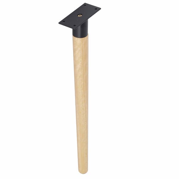 Pé para Cama Eucalipto 51cm até 40kg Natural Palito