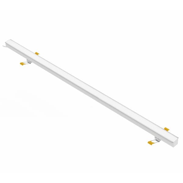 Perfil Pronto de Embutir com Fita de Led Embutida Luz Amarela 16W 1m Inspire Bivolt