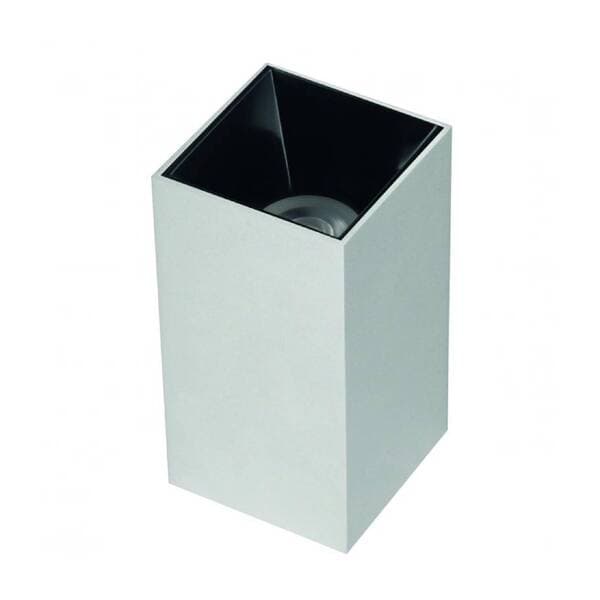 Plafon de Sobrepor Quadrado Branco 74X74cm High End LLUMM Bronzearte