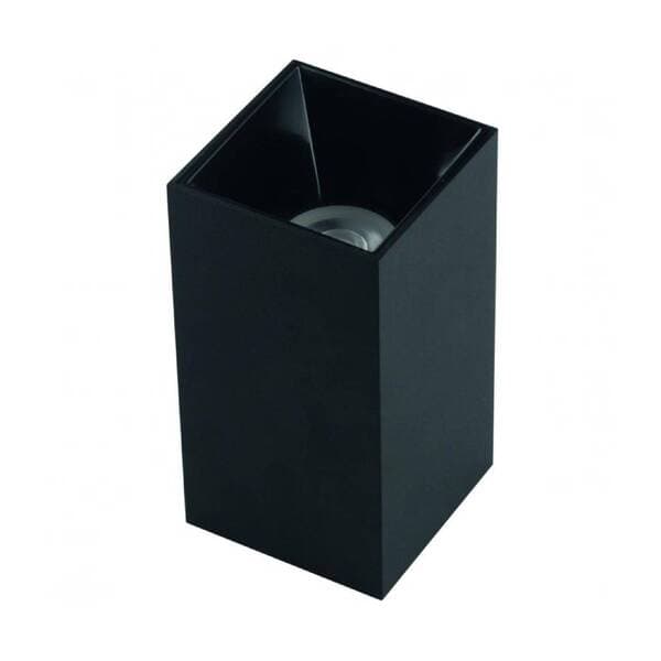 Plafon de Sobrepor Quadrado Preto 74X74cm High End LLUMM Bronzearte