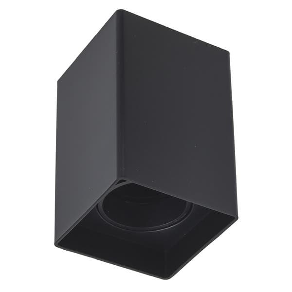 Plafon de Sobrepor Quadrado Preto High End Bronzearte