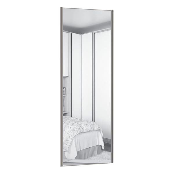 Porta de Correr Closet 80cm Espelho 79,7x222,6x1,5cm Prime Luciane