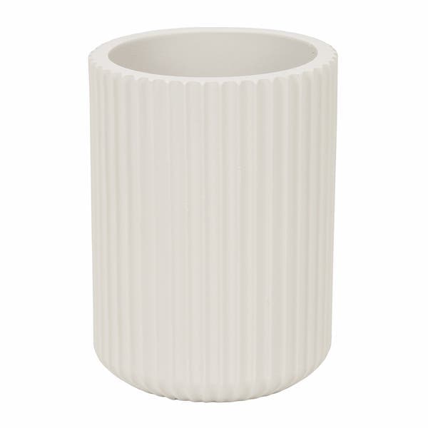 Porta Escova de Dente de Bancada para Banheiro Resina Trench Glamour Sensea