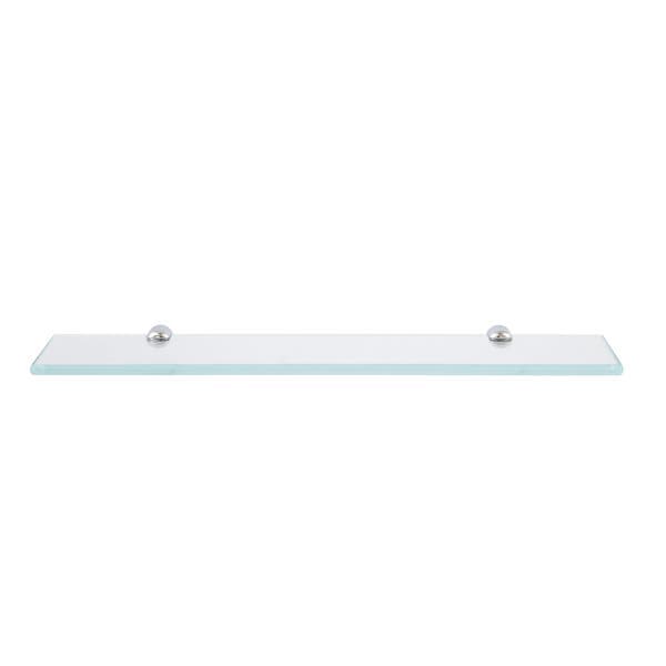 Porta Shampoo Reto Simples Parafuso Vidro Incolor 40x10x0,8cm Home HAB